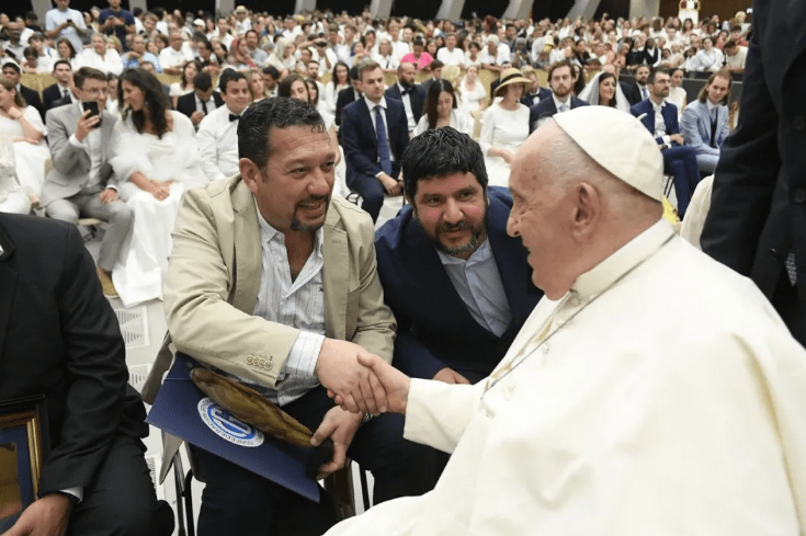 La CGT Chaco visitó al Papa&nbsp;Francisco