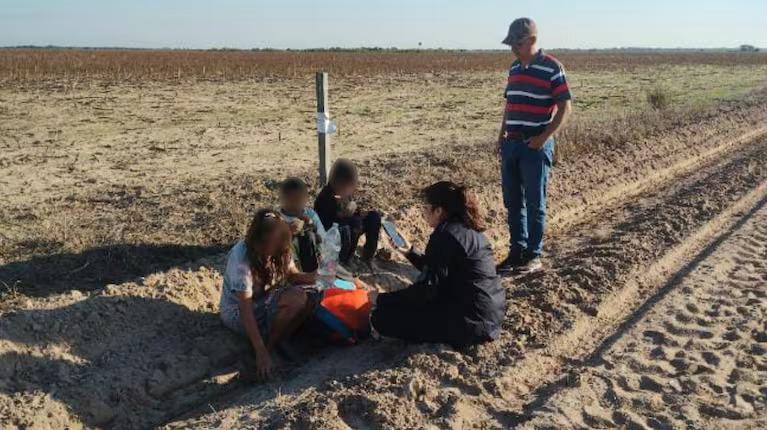 Hallaron a los tres hermanos desaparecidos en Corrientes cerca de la casa de Loan&nbsp;Peña