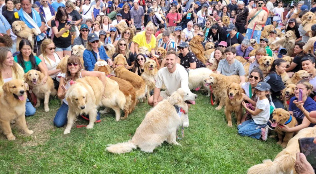 Más de 2.000 golden retrievers coparon los Bosques de&nbsp;Palermo
