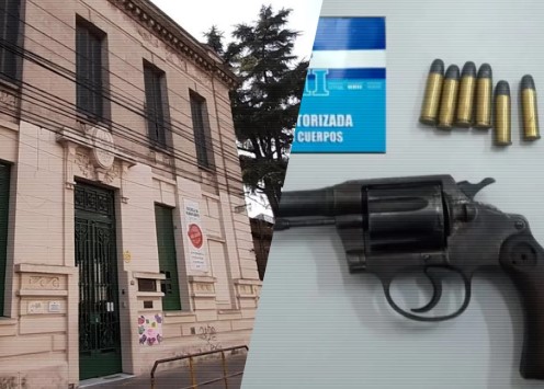 Detienen a un adolescente por llevar un arma a la&nbsp;escuela