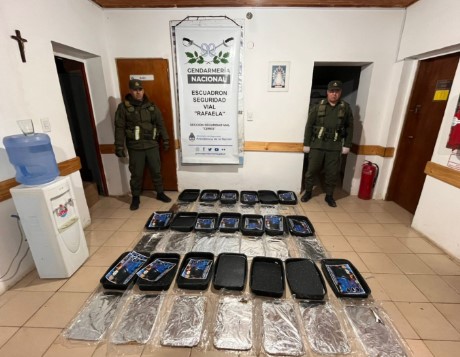 Santa Fe: encontraron droga oculta en un ómnibus de larga&nbsp;distancia
